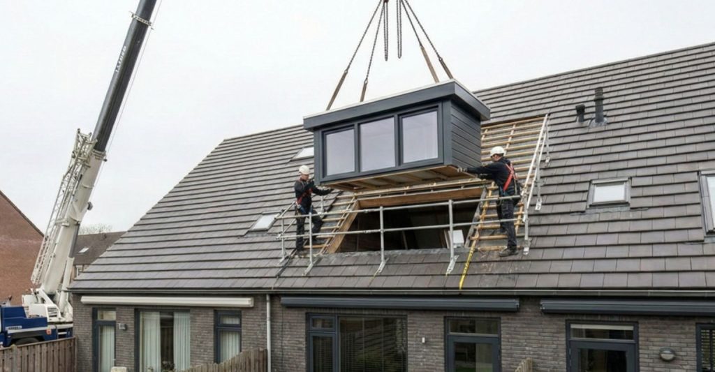 Dakkapel in Lelystad - Prefab dakkapel